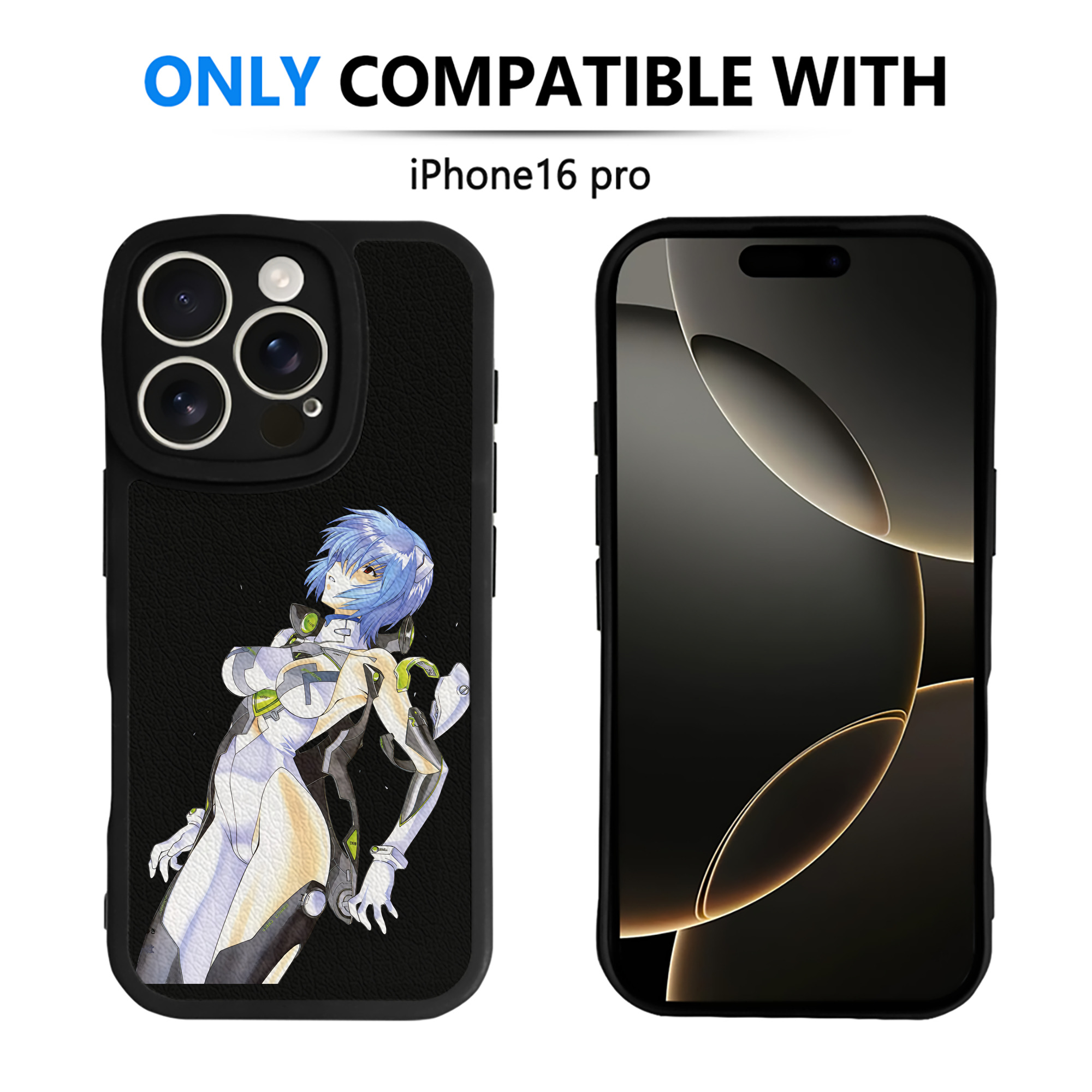 （画像用） EVA 新世紀エヴァンゲリオン 【iPhone 16シリーズ対応】シリコンスマホケース（レザー調） 材質：シリコン